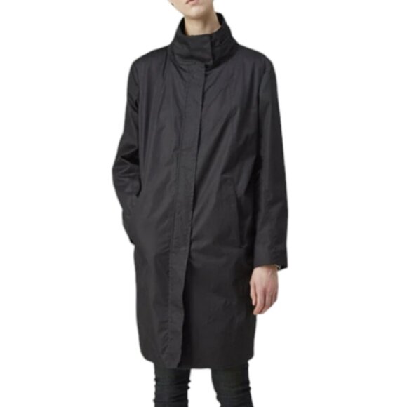 Helmut Lang black hooded trench coat size L - Picture 7 of 13